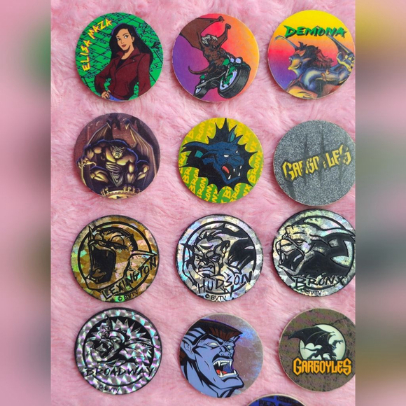 Vintage 1994 Gargoyles TV Show POGS & Slammers Set of 17 - Picture 3 of 5
